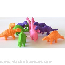 FX One Dozen 3D Dinosaur Erasers Assorted Colors B07D5ZDGVJ